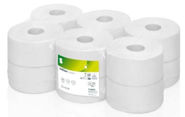 Satino Comfort Toilettenpapier 3-lagig JT1-kompatibel 12×480 Blatt hochweiß