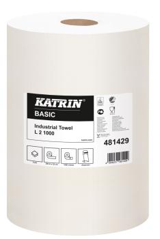 Putzpapier Katrin Basic 48142 - 22 x 38 cm - 1000 Blatt / Rolle, 27,87 Putzpapier Katrin Basic 48142 - 22 x 38 cm - 1000 Blatt / Rolle, 27,87