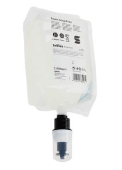 Satino Schaumseife Free SF1 kompatibel 6×1000 ml – transparent, hautfreundlich