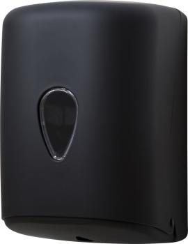 Preview: Handtuchrollenspender Innenabzug Kunststoff Maxi schwarz