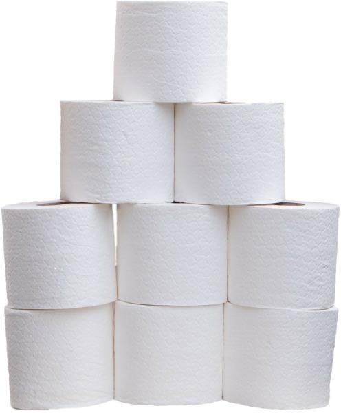 72 Rollen Toilettenpapier Hygiene weich zart stark weiß WC Klo Zellstoff JETZT 