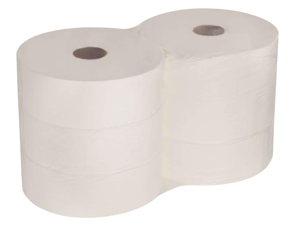 Huchtemeier Jumbo Toilettenpapier 2-lagig Zellstoff 350 m pro Rolle – Palette
