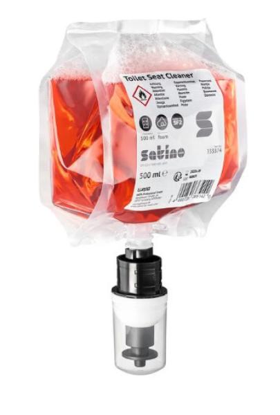 Satino Toilettensitzreiniger SF2-kompatibel 6×500 ml Reinigungsmousse WC