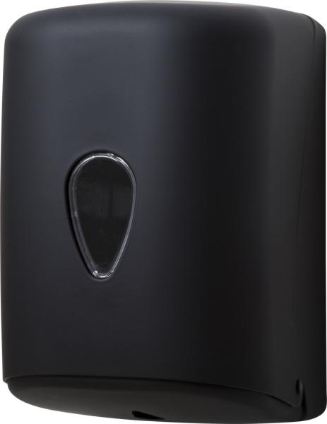 Handtuchrollenspender Innenabzug Kunststoff Maxi schwarz