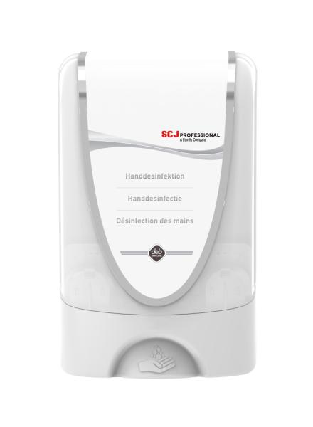 Diese 1 Liter Spender sind für das Handdesinfektionmittel Deb InstantFOAM® Complete in der 1 Liter Kartusche vorgesehen.