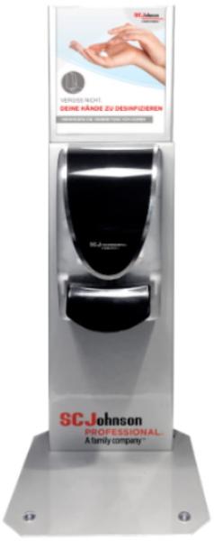 DEB Stoko Silberne Theken-Spenderstation ohne Spender CTDSPSTAND